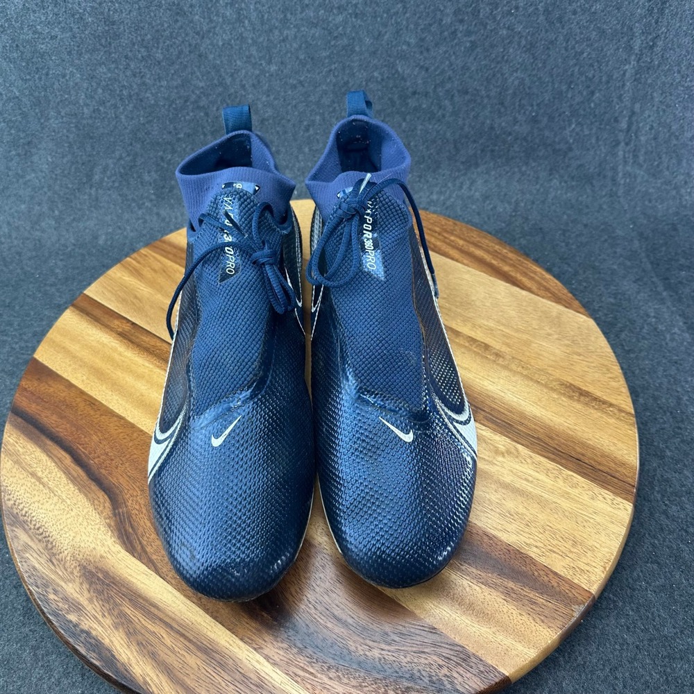 Nike Vapor Edge Pro 360 Football Cleats Mens 14 Navy Blue Spikes AO8277-403 - Picture 4 of 12